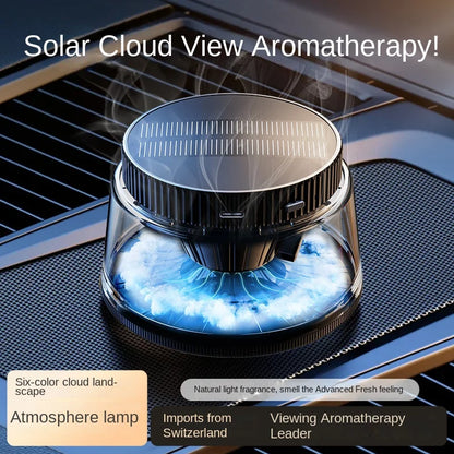 Premium Cloud Car Solar Aromatherapy Diffuser - Luxury Long-Lasting Fragrance for Men