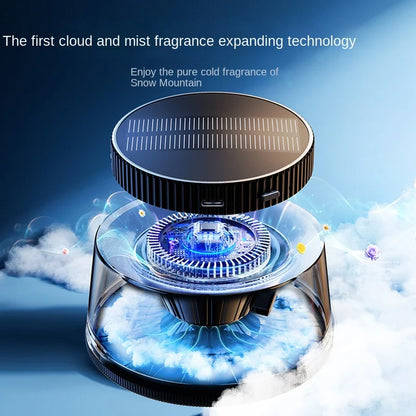 Premium Cloud Car Solar Aromatherapy Diffuser - Luxury Long-Lasting Fragrance for Men